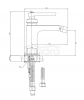 OMNIRES Bateria bidetowa ARMANCE AM5220CR